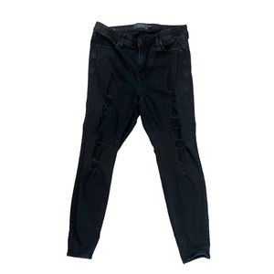 Torrid Premium Sky High Skinny Black Denim Jeans